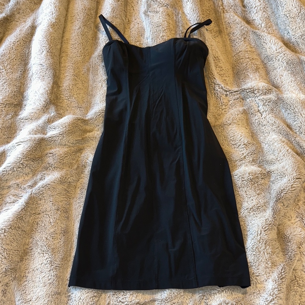 Victoria's Secret Black Mini Dress with Spaghetti Straps